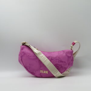 ALVIERO MARTINI 1'CLASSE MEZZALUNA PICCOLA GEO GOMMATO FUXIA