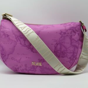 ALVIERO MARTINI 1'CLASSE MEZZALUNA GRANDE GEO GOMMATO FUXIA