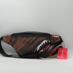 SPRAYGROUND MARSUPIO DAMIER MARRONE GRAFFIATO