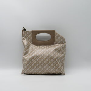 GHERARDINI BORSA PICCOLA PIATTA MANO/TRACOLLA SOFTY CRETA