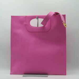 GHERARDINI BUSTA A MANO + SPALLACCIO PELLE VITELLO ROSA PEONIA