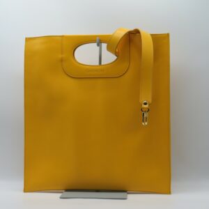 GHERARDINI BUSTA A MANO + SPALLACCIO PELLE VITELLO GIALLO ANANAS