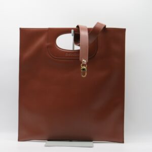 GHERARDINI BUSTA A MANO + SPALLACCIO PELLE VITELLO CIOCCOLATO