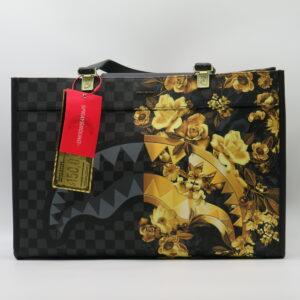 SPRAYGROUND SHOPPING DAMIER GRIGIO FIORI DORATI