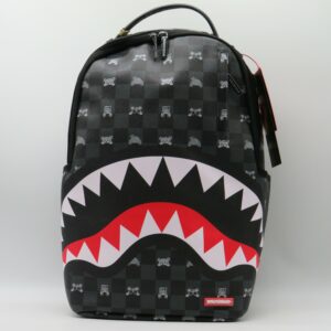 SPRAYGROUND ZAINO GRANDE PORTAPC DAMIER GRIGIO + ORSI