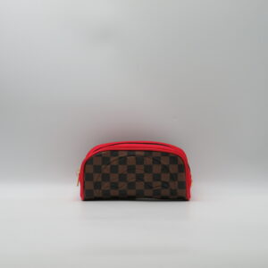 SPRAYGROUND ASTUCCIO DAMIER MARRONE+ROSSO