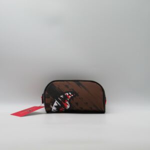 SPRAYGROUND ASTUCCIO DAMIER MARRONE GRAFFIATO