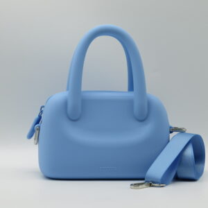 AMERICAN TOURISTER BORSA PICCOLA A MANO CON TRACOLLA LINEA JELLYPOP GOMMA CELESTE