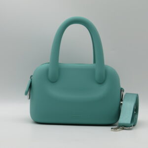 AMERICAN TOURISTER BORSA PICCOLA A MANO CON TRACOLLA LINEA JELLYPOP GOMMA TURCHESE