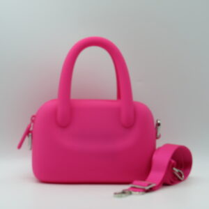 AMERICAN TOURISTER BORSA PICCOLA A MANO CON TRACOLLA LINEA JELLYPOP GOMMA FUXIA