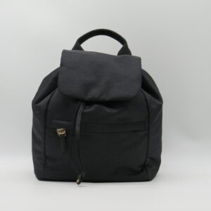 BORBONESE ZAINO CON PATTA E COULISSE JET NERO