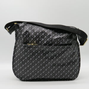 GHERARDINI TRACOLLA GRANDE RETTANGOLARE ZIP FRONTE/RETRO SOFTY ANTRACITE
