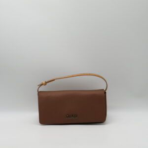 ALVIERO MARTINI 1'CLASSE BAGUETTE SOTTOBRACCIO/TRACOLLA ECOSAFFIANO CASTAGNA