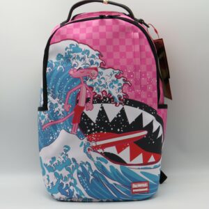 SPRAYGROUND ZAINO GRANDE PORTAPC PANTERA ROSA SURF