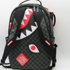 SPRAYGROUND ZAINO GRANDE PORTAPC DAMIER GRIGIO FRONTE/RETRO