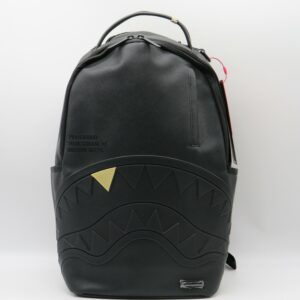 SPRAYGROUND ZAINO GRANDE PORTAPC NERO DENTE ORO