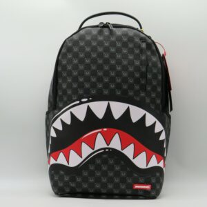 SPRAYGROUND ZAINO PORTAPC DAMIER GRIGIO CON FACCETTE