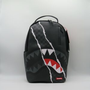 SPRAYGROUND ZAINO PORTAPC NERO STRAPPO DAMIER GRIGIO