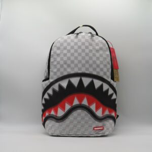 SPRAYGROUND ZAINO PORTAPC DAMIER BIANCO EFFETTO 3D