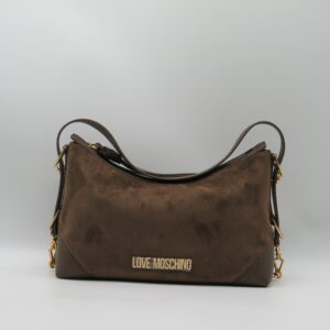 LOVE MOSCHINO SOTTOBRACCIO/TRACOLLA MEDIO ECO-CAMOSCIO T.MORO