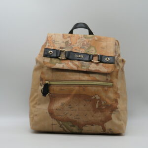 ALVIERO MARTINI 1'CLASSE ZAINO MEDIO CON PATTA GEO GOMMATO + NERO