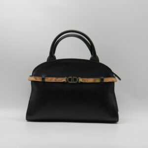 ALVIERO MARTINI 1'CLASSE BORSA MEDIA MANO/TRACOLLA PELLE LISCIA NERA+ GEO