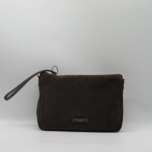 GIANNI CHIARINI POLSIERA/TRACOLLA MEDIA CAMOSCIO MOKA