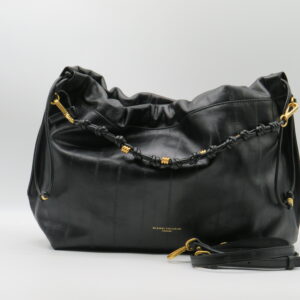 GIANNI CHIARINI SOTTOBRACCIO/TRACOLLA GRANDE PELLE STAMPA ANGUILLA NERO