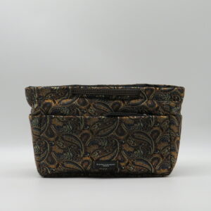 GIANNI CHIARINI BORSA NELLA BORSA TESSUTO PAISLEY NERO