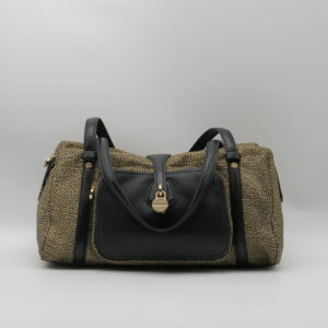 BORBONESE BAULETTO GRANDE CON LUCCHETTO JET MARRONE