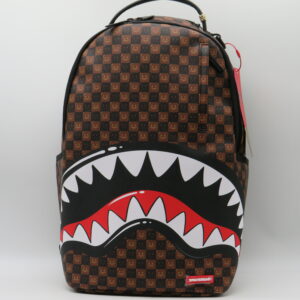 SPRAYGROUND ZAINO DAMIER MARRONE SMILE