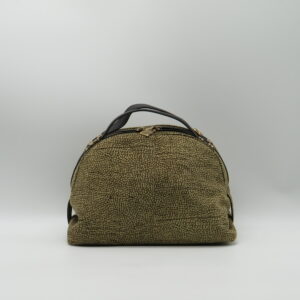 BORBONESE SEXY BAG PICCOLA MANO/TRACOLLA CAMOSCIO OP NATURALE