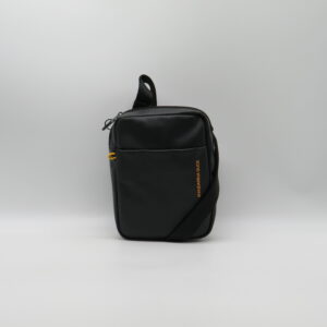 MANDARINA DUCK TRACOLLA PICCOLA LINEA ECO COATED GOMMATA NERO