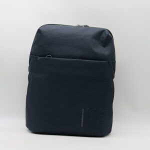 MANDARINA DUCK ZAINO GRANDE PIATTO ZIP ANTIFURTO MD20 BLU SCARABEO
