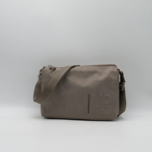 MANDARINA DUCK TRACOLLA PICCOLA 3 SOFFIETTI  MD20 TAUPE
