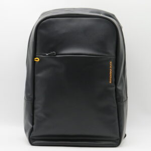 MANDARINA DUCK ZAINO GRANDE LINEA ECO COATED GOMMATO NERO