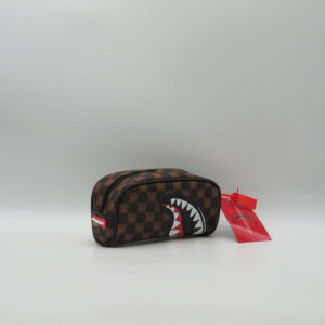 SPRAYGROUND ASTUCCIO DAMIER MARRONE SMILE