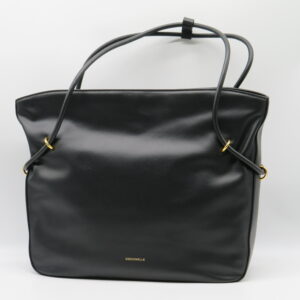 COCCINELLE SHOPPING GRANDE PELLE LISCIA NERO