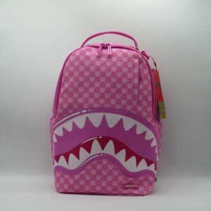 SPRAYGROUND ZAINO GRANDE PORTAPC DAMIER ROSA SMILE