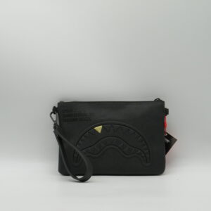 SPRAYGROUND POLSIERA CON TRACOLLA NERA DENTE D'ORO