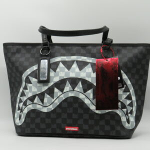 SPRAYGROUND SHOPPING DAMIER GRIGIO E NERO