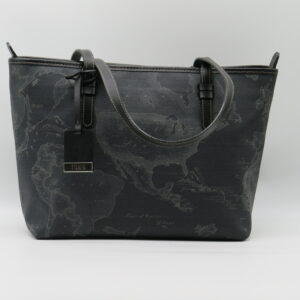ALVIERO MARTINI 1'CLASSE SHOPPING MEDIA CON ZIP GEO BLACK