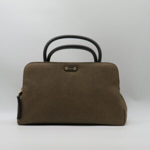 BORBONESE BORSA MANO/TRACOLLA DOPPIA ZIP GRAFFITI