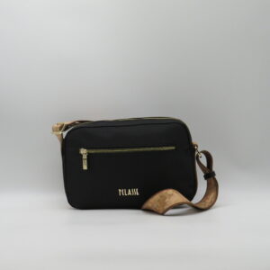ALVIERO MARTINI 1'CLASSE TRACOLLA PICCOLA RETTANGOLARE+ZIP NYLON NERO