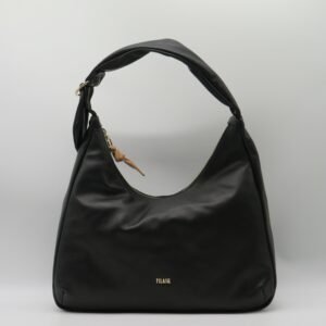 ALVIERO MARTINI 1'CLASSE HOBOBAG GRANDE PELLE LISCIA NERO
