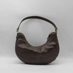 ALVIERO MARTINI 1'CLASSE SOTTOBRACCIO/TRACOLLA STONDATO IN PELLE LASERATA CIOCCOLATO