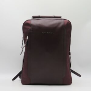PIQUADRO ZAINO DONNA PORTAPC TESSUTO+PELLE BORDEAUX