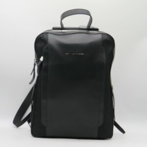 PIQUADRO ZAINO DONNA PORTAPC TESSUTO+PELLE NERO