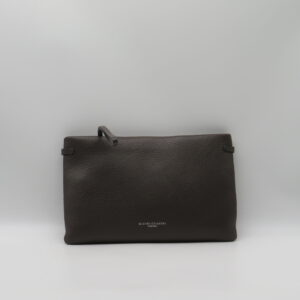 GIANNI CHIARINI POLSIERA CON TRACOLLA PELLE MARTELLATA MARRONE ESPRESSO