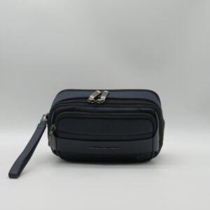 PIQUADRO BEAUTY CON POLSIERA DOPPIA ZIP TESSUTO BLU